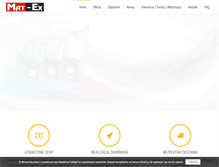 Tablet Screenshot of mat-ex.com.pl
